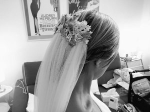 Detalle Peinado de novia - Peluquería Cádiz