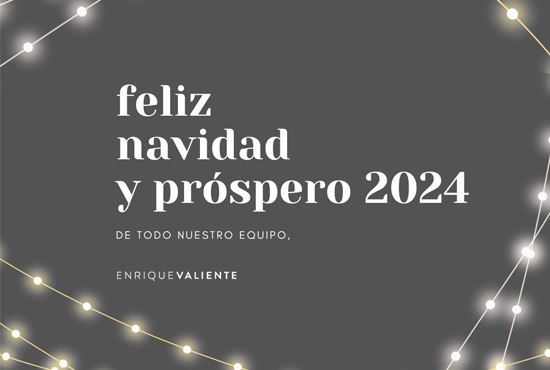 Tu peluquero en Cádiz, Enrique Valiente te desea unas Felices Fiestas y un próspero Año Nuevo.