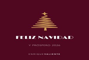 Enrique Valiente te desea unas Felices Fiestas y un 2026 lleno de ilusión
