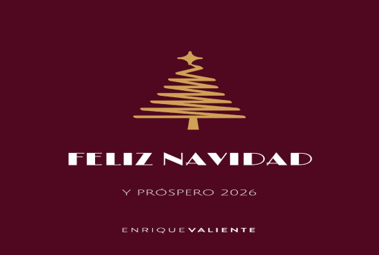 Enrique Valiente te desea unas Felices Fiestas y un 2026 lleno de ilusión